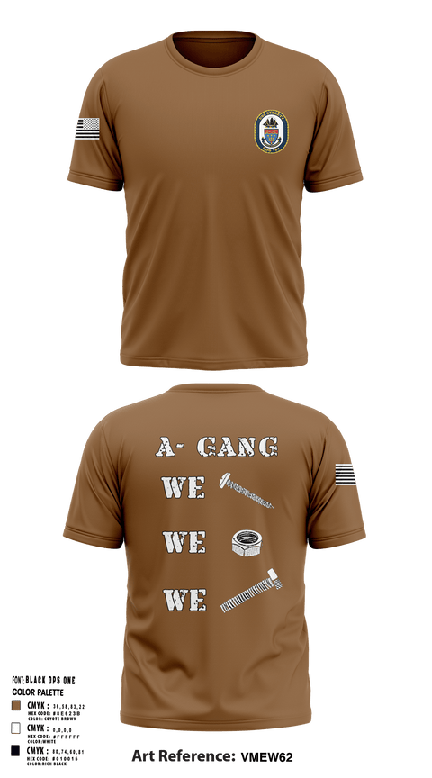 A-Gang 40840124 Old School Cotton Feel Shirt - 1
