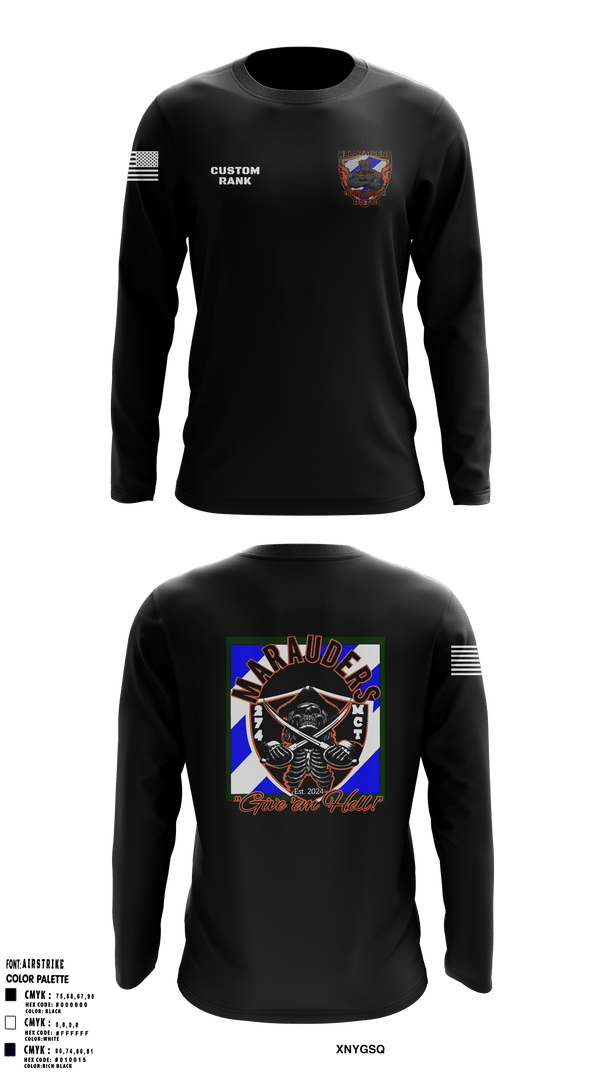 274th MCT 48564813 Long Sleeve Performance Shirt - 1