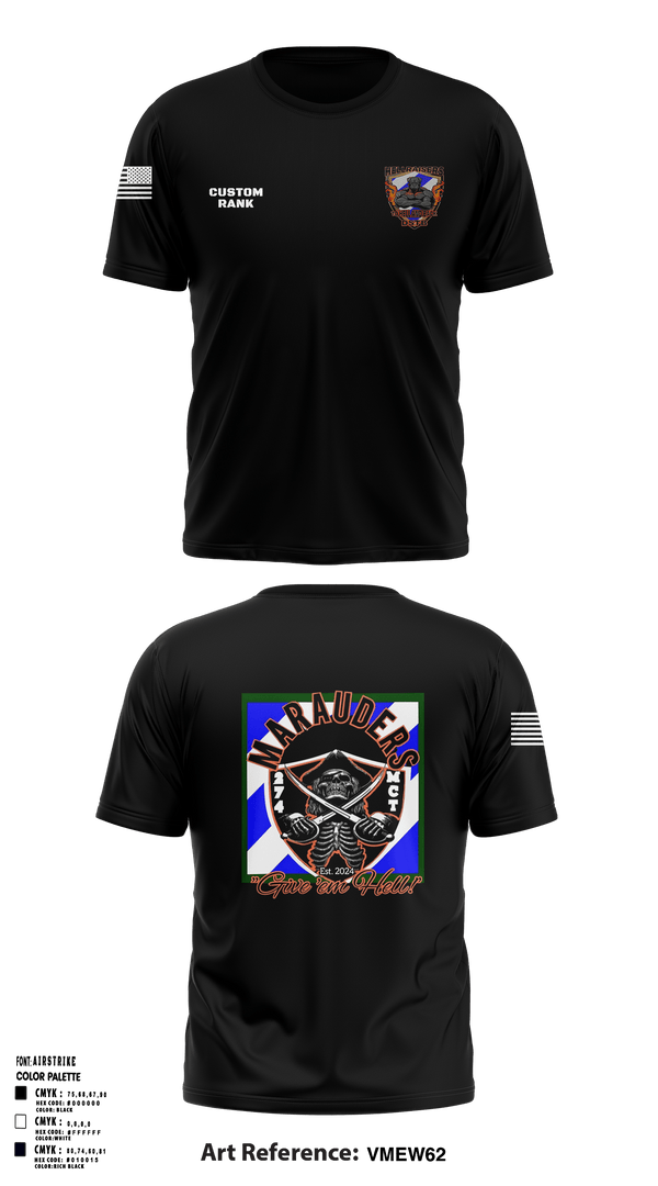 274th MCT 48564813 Short Sleeve Performance Shirt - 1