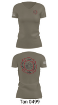 Fire service class 40821457 Women's Short Sleeve V-neck Shirt - 6