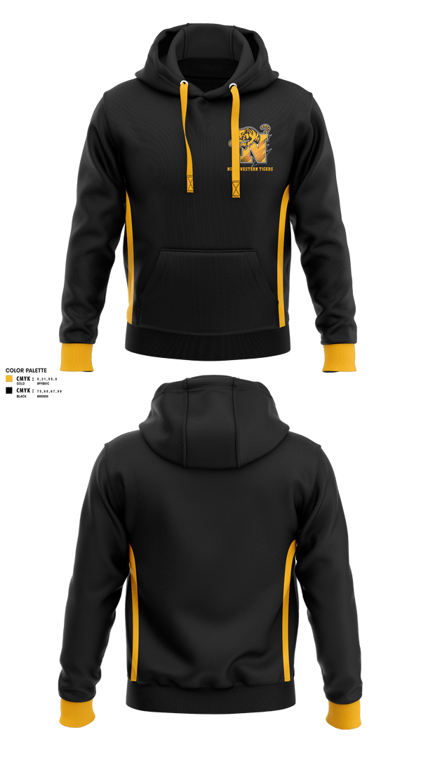 NORTHWESTERN TIGERS 78521342 Hoodie -3
