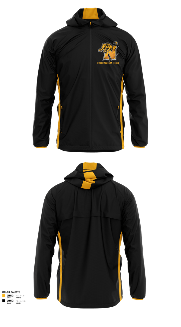 NORTHWESTERN TIGERS 78521342 Windbreaker -4