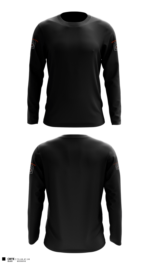 PA S.I.T.E. STATE AGENTS PRIVATE POLICE 4801365 Long Sleeve Performance Shirt -1