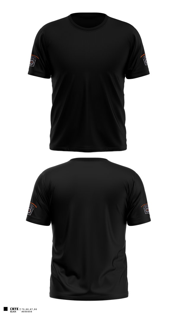 PA S.I.T.E. STATE AGENTS PRIVATE POLICE 4801365 Short Sleeve Performance Shirt -1