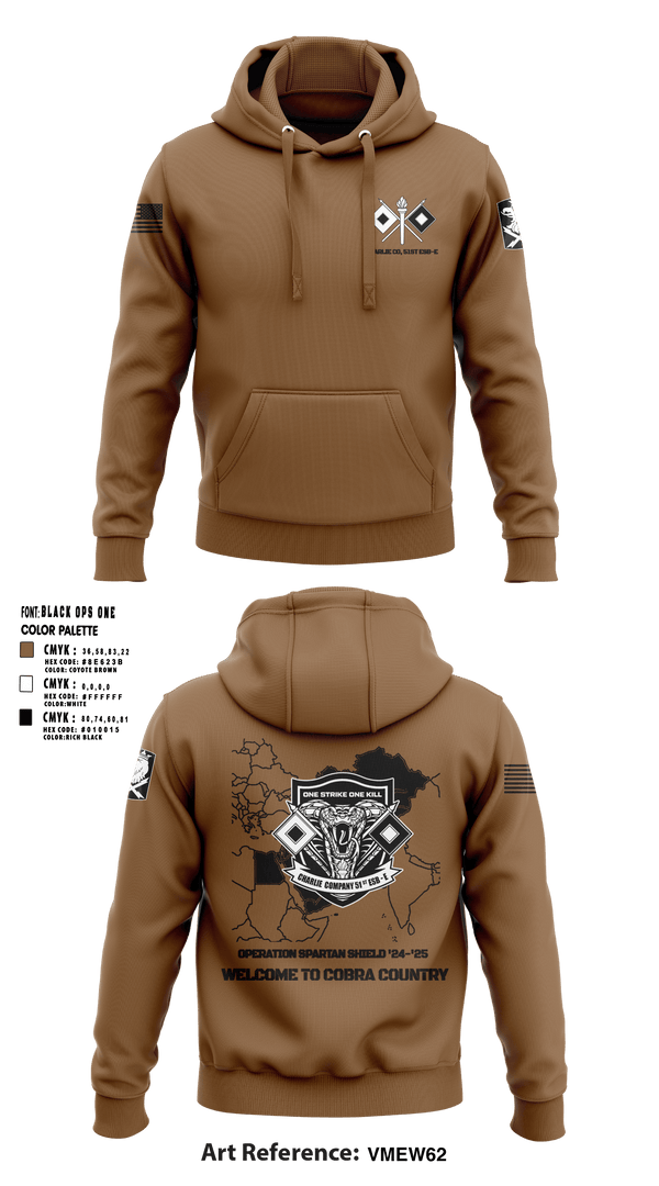 C Co, 51st ESB-E 54030121 Hoodie - 1