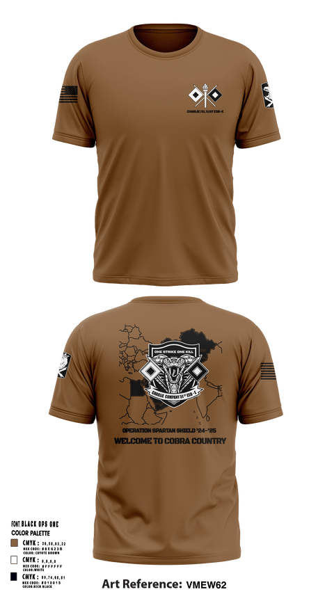 C Co, 51st ESB-E 54030121 Short Sleeve Performance Shirt - 1