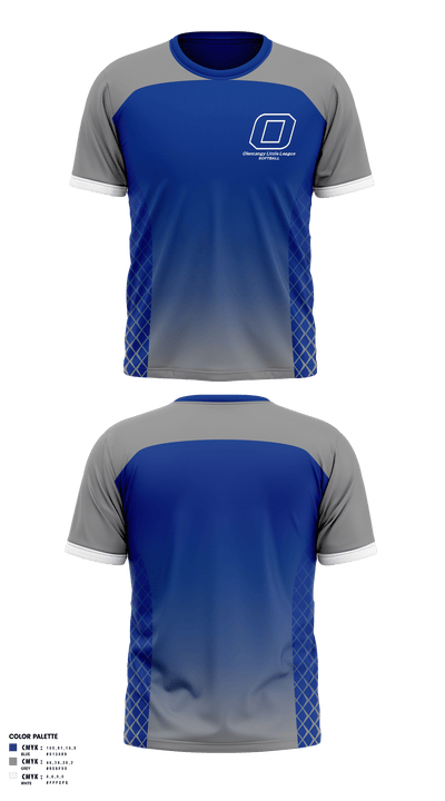 OLENTANGY LITTLE LEAGUE SOFTBALL 62656247 Short Sleeve Performance Shirt -1