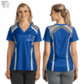 OLENTANGY LITTLE LEAGUE SOFTBALL 62656247 Women's Short Sleeve V-neck Shirt -2