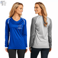 OLENTANGY LITTLE LEAGUE SOFTBALL 62656247 Women's Long Sleeve V-neck Shirt -2