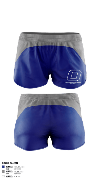 OLENTANGY LITTLE LEAGUE SOFTBALL 62656247 Women's Shorts -1