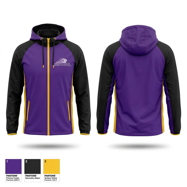 Windbreaker, Ouachita Tigers, Softball, Teamtime, Team time, sublimation, custom sports apparel, team uniforms, spirit wear, spiritwear, sports uniforms, custom shirts, team store, custom team store, fundraiser sports, apparel fundraiser