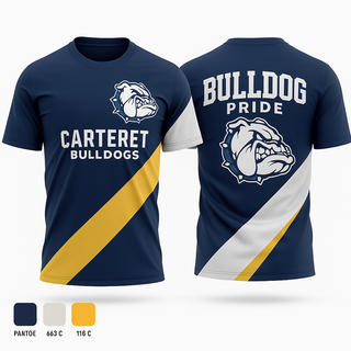 Short Sleeve Performance Shirt, CARTERET BULLDOGS, , Teamtime, Team time, sublimation, custom sports apparel, team uniforms, spirit wear, spiritwear, sports uniforms, custom shirts, team store, custom team store, fundraiser sports, apparel fundraiser