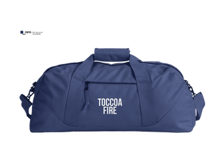 Duffle Bag, Toccoa Fire, Fire Department, Teamtime, Team time, sublimation, custom sports apparel, team uniforms, spirit wear, spiritwear, sports uniforms, custom shirts, team store, custom team store, fundraiser sports, apparel fundraiser