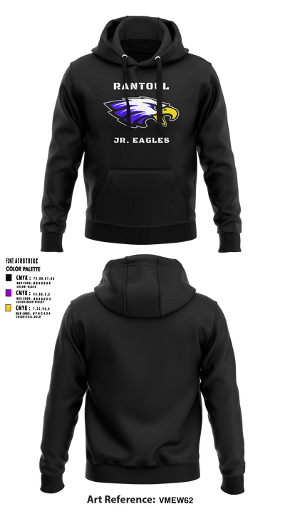 Rantoul Jr. Eagles 24320396 Hoodie - 3