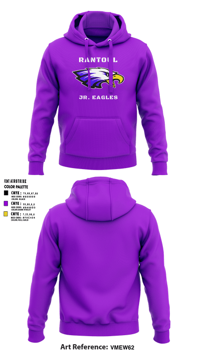 Rantoul Jr. Eagles 24320396 Hoodie - 4