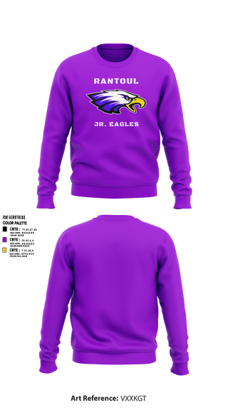 Rantoul Jr. Eagles 24320396 Crew Neck Sweatshirt - 1