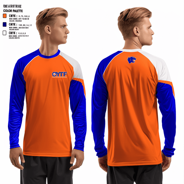 Oswego Youth Tackle Football And Cheer 18248056 Long Sleeve Performance Shirt - 3