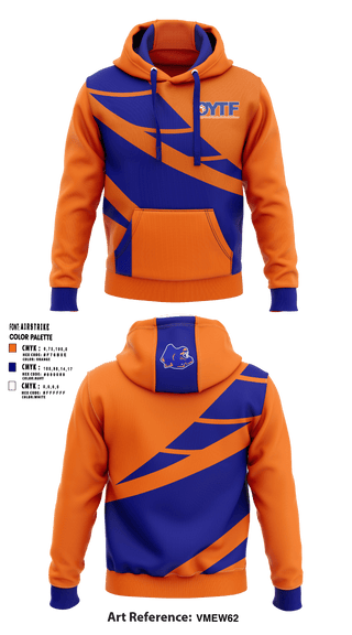 Oswego Youth Tackle Football And Cheer 18248056 Hoodie - 1