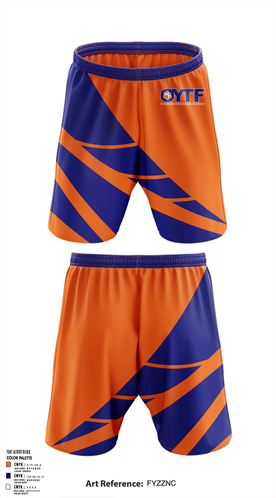 Oswego Youth Tackle Football And Cheer 18248056 Athletic Shorts With Pockets - 1