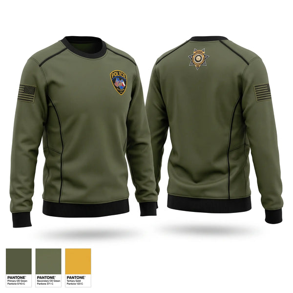 Crew Neck Sweatshirt, Rockdale Police Department, Police, Teamtime, Team time, sublimation, custom sports apparel, team uniforms, spirit wear, spiritwear, sports uniforms, custom shirts, team store, custom team store, fundraiser sports, apparel fundraiser