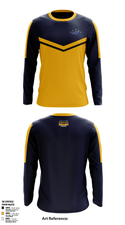 Five Cities Youth Football 89345280 Long Sleeve Performance Shirt - 1