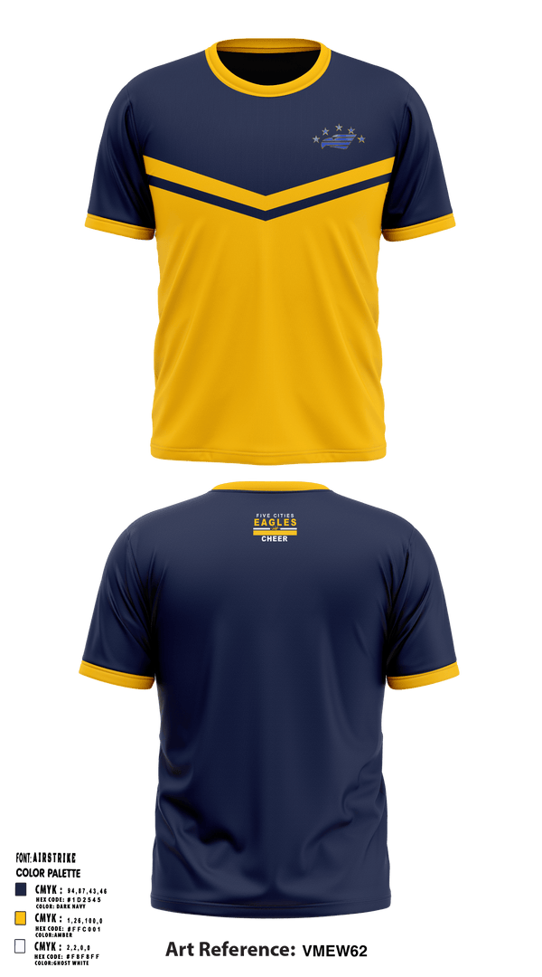 Five Cities Youth Football 89345280 Short Sleeve Performance Shirt - 1