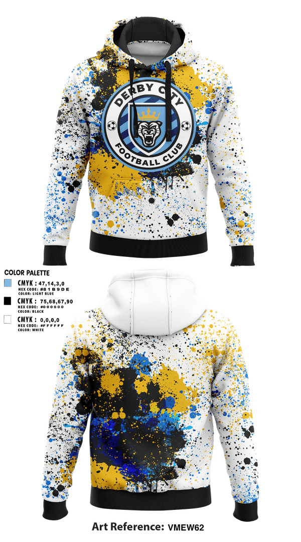 Hoodie, Derby City FC, Men's Soccer, Teamtime, Team time, sublimation, custom sports apparel, team uniforms, spirit wear, spiritwear, sports uniforms, custom shirts, team store, custom team store, fundraiser sports, apparel fundraiser