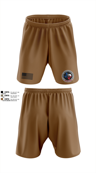 Robstown Police Department Athletic Shorts With Pockets - 5