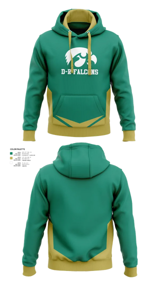 Hoodie, D-R Falcons, , Teamtime, Team time, sublimation, custom sports apparel, team uniforms, spirit wear, spiritwear, sports uniforms, custom shirts, team store, custom team store, fundraiser sports, apparel fundraiser