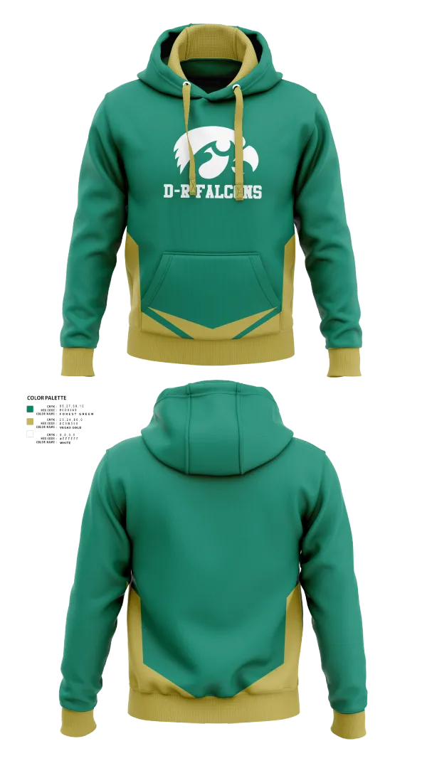 Hoodie, D-R Falcons, , Teamtime, Team time, sublimation, custom sports apparel, team uniforms, spirit wear, spiritwear, sports uniforms, custom shirts, team store, custom team store, fundraiser sports, apparel fundraiser