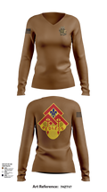 130th FAB 1935239 Women's Long Sleeve V-neck Shirt - 1
