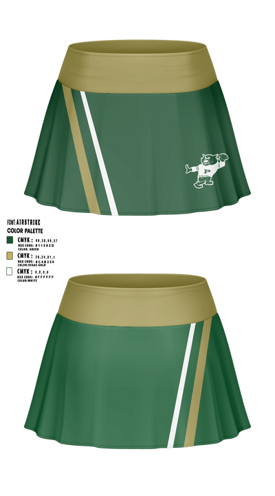 PLAINFIELD JUNIOR CATS FOOTBALL/CHEER Skort -2