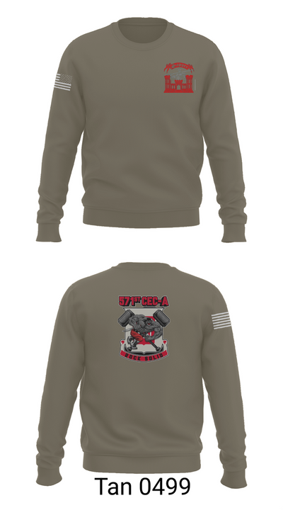 571st CEC-A 52010790 Crew Neck Sweatshirt - 65