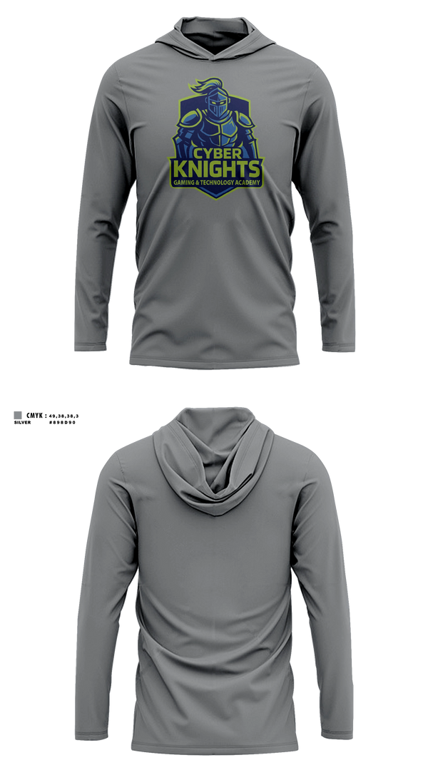 Long Sleeve hooded sunshirt, Gaming and Technology academy, Spirit Store, Teamtime, Team time, sublimation, custom sports apparel, team uniforms, spirit wear, spiritwear, sports uniforms, custom shirts, team store, custom team store, fundraiser sports, apparel fundraiser