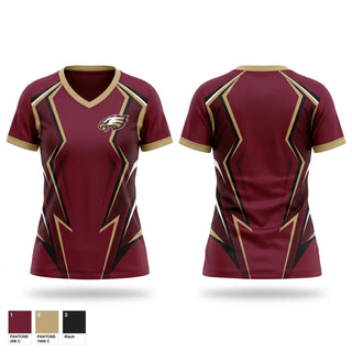 Womens Short Sleeve Vneck Shirt, West Valley, Wrestling, Teamtime, Team time, sublimation, custom sports apparel, team uniforms, spirit wear, spiritwear, sports uniforms, custom shirts, team store, custom team store, fundraiser sports, apparel fundraiser