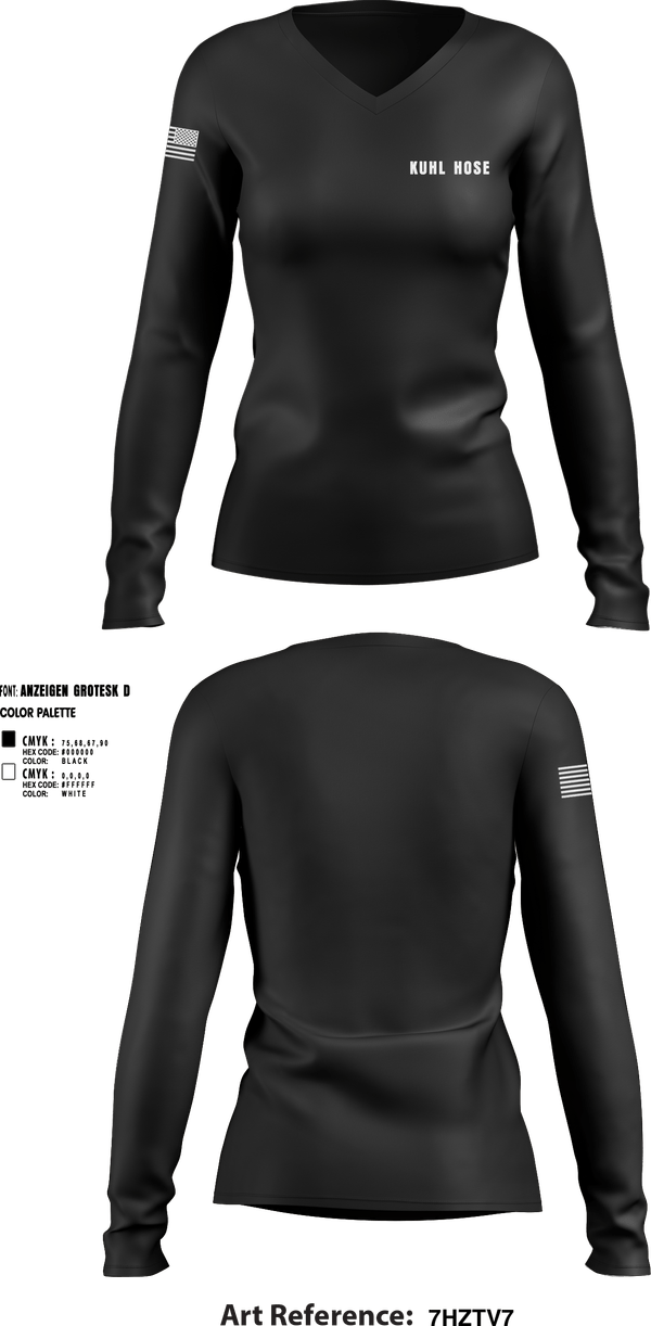 Womens Long Sleeve Vneck Shirt, Kuhl Hose, , Teamtime, Team time, sublimation, custom sports apparel, team uniforms, spirit wear, spiritwear, sports uniforms, custom shirts, team store, custom team store, fundraiser sports, apparel fundraiser