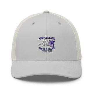 New Orleans Metro Stars Track Club Retro Trucker Hat | Yupoong 6606