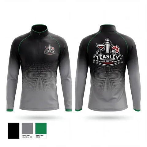 Quarter Zip Jacket, Teasley hospitality group LLC, , Teamtime, Team time, sublimation, custom sports apparel, team uniforms, spirit wear, spiritwear, sports uniforms, custom shirts, team store, custom team store, fundraiser sports, apparel fundraiser
