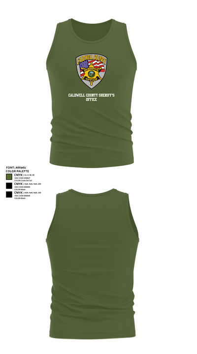 Caldwell County Sheriff's Office 64628956 Tank Top - 56