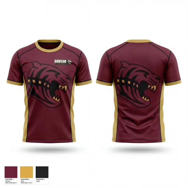 Old School Cotton Feel Shirt, Dawson County, , Teamtime, Team time, sublimation, custom sports apparel, team uniforms, spirit wear, spiritwear, sports uniforms, custom shirts, team store, custom team store, fundraiser sports, apparel fundraiser