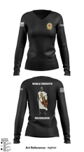 528th Hospital Center 20721004 Women's Long Sleeve V-neck Shirt - 1