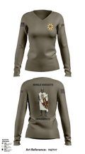 528th Hospital Center 20721004 Women's Long Sleeve V-neck Shirt - 3