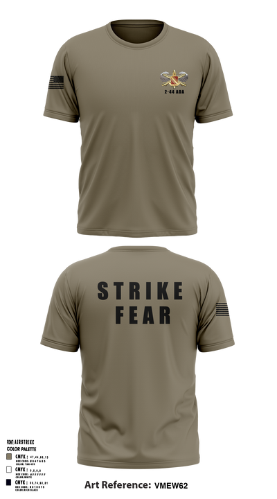 2-44 ADAR 22031424 Short Sleeve Performance Shirt - 1