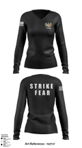2-44 ADAR 22031424 Women's Long Sleeve V-neck Shirt - 3