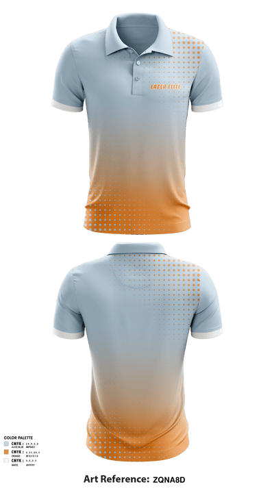 LAZER ELITE Short Sleeve Performance Polo -1