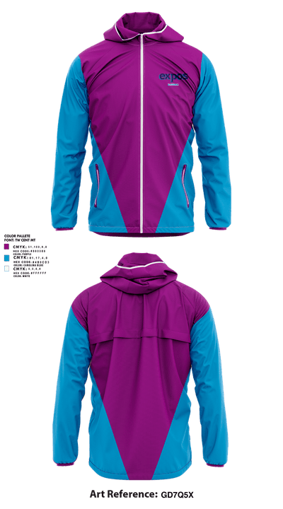 Expos 77369090 Windbreaker - 1
