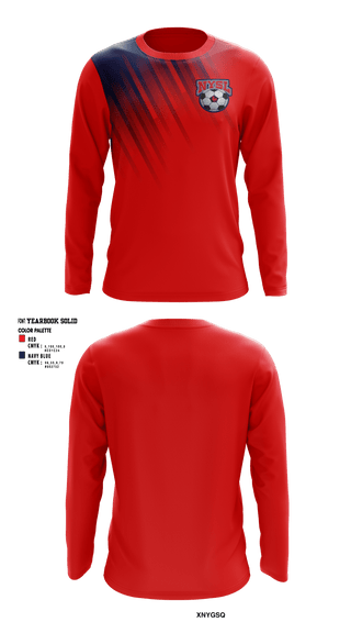 NILES MIDDLE SCHOOL SOCCER 30384390 Long Sleeve Performance Shirt - 1