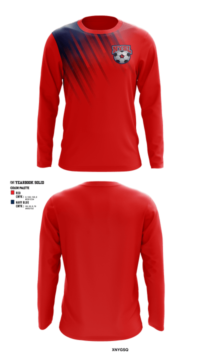 NILES MIDDLE SCHOOL SOCCER 30384390 Long Sleeve Performance Shirt - 1
