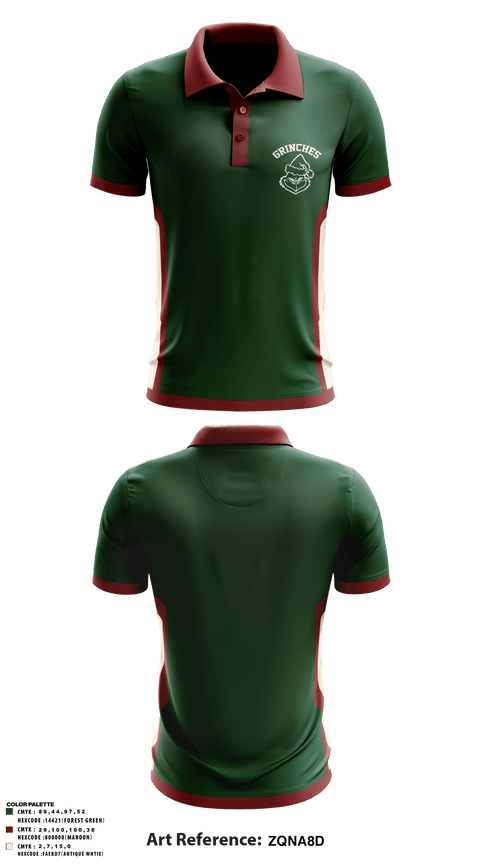 GRINCHES 25708713 Short Sleeve Performance Polo - 2