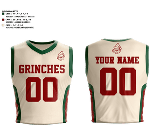 GRINCHES 25708713 Mens Basketball Jersey - 3